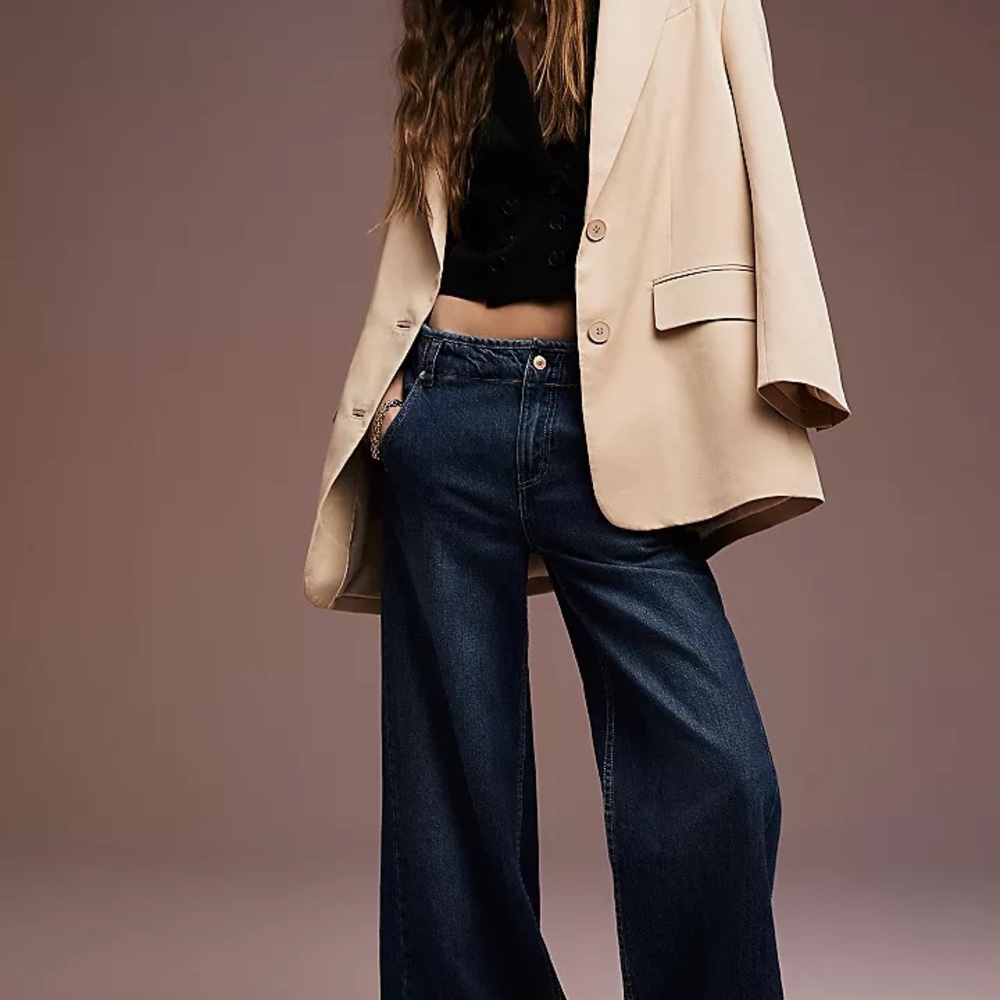 We The Free Harlow Mid-Rise Wide-Leg Jeans